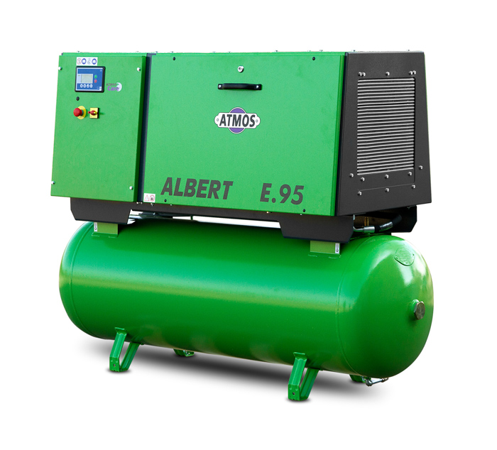 Винтовой компрессор Atmos Albert E 95-10-KR с ресивером