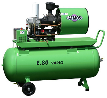 Винтовой компрессор Atmos Albert E 80 Vario-RD с ресивером и осушителем